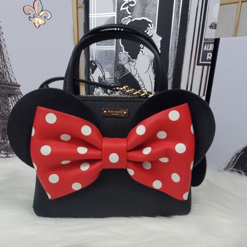 NWT Kate spade x Minnie Mouse Mini Maise Bag